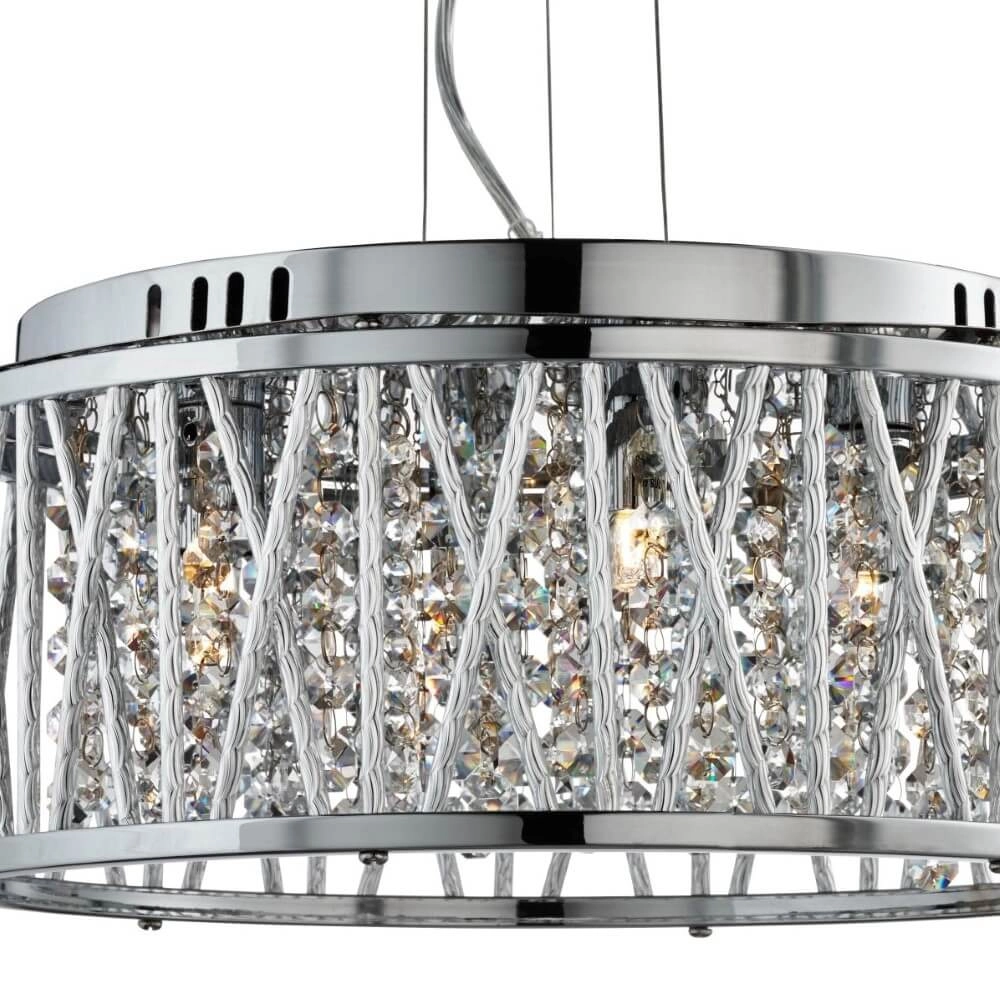 Lampe à suspension design Elise Ø 35 cm Searchlight 5053423039428
