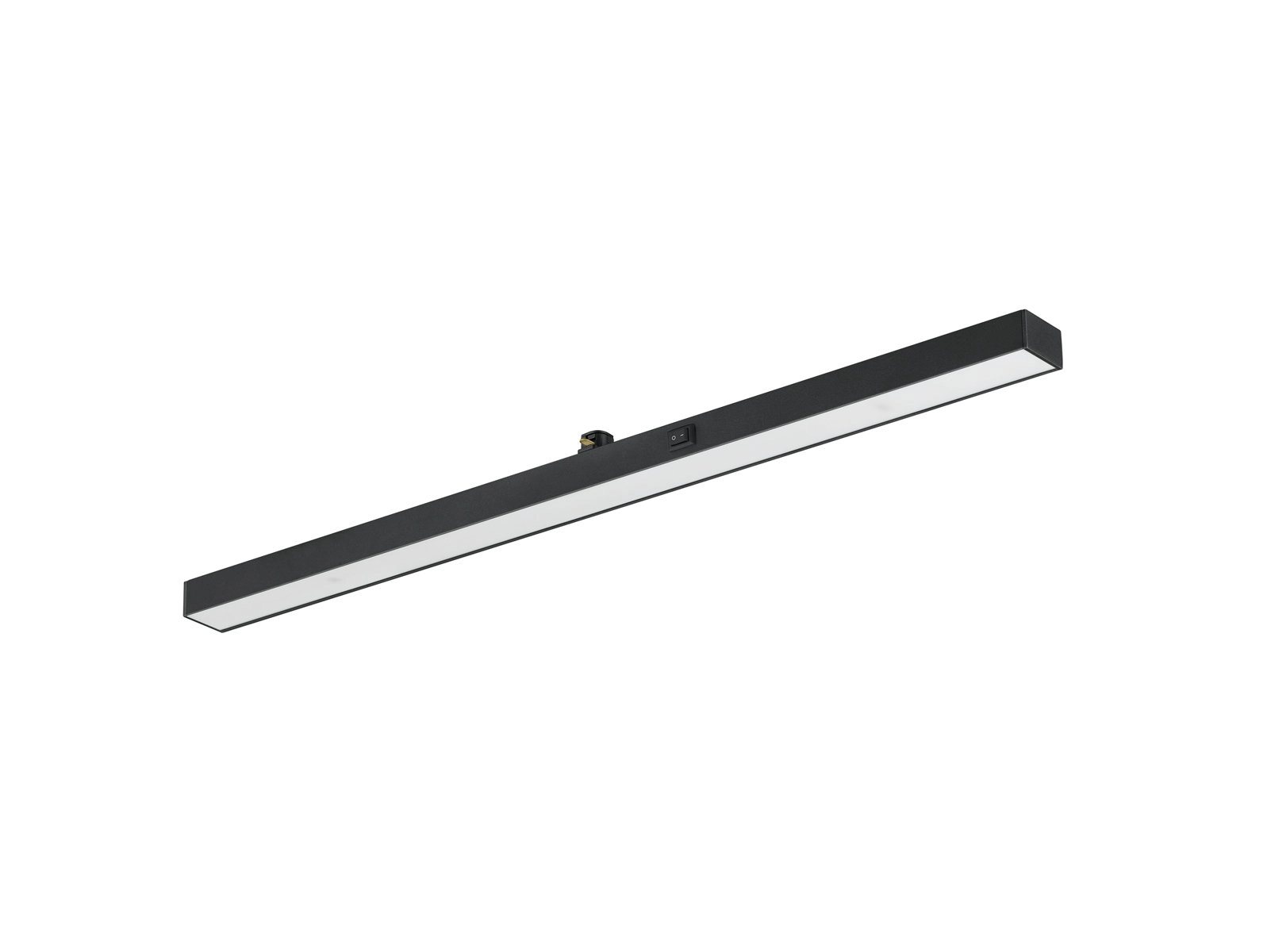 Lampe LED rail 2 phases Duoline Beam noir Trio 4017807472035