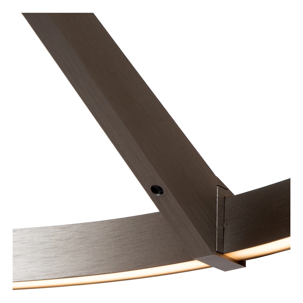 Suspension LED élégante Applause Métal brossé - Ø 60cm Premium by Lucide 5411212221827