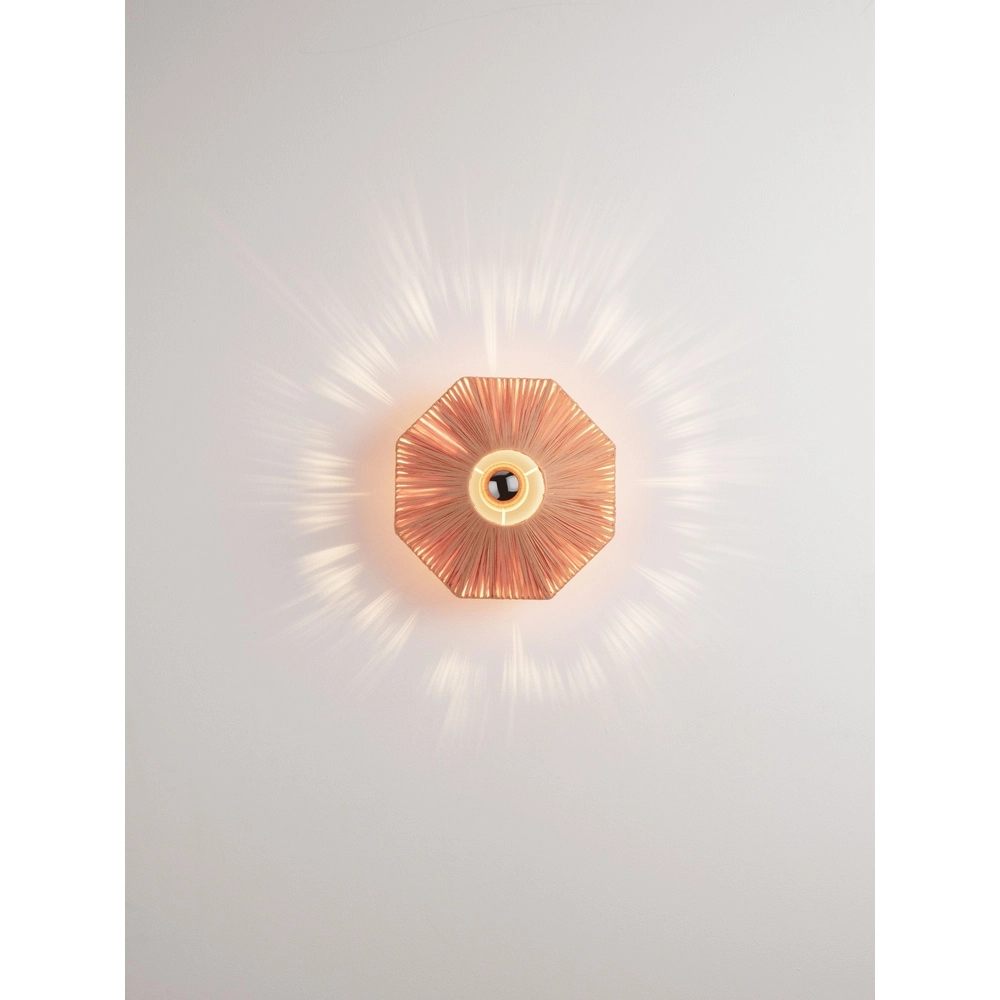 Lampe murale Elvio terre cuite Ø 30cm Lyora 5212017493873