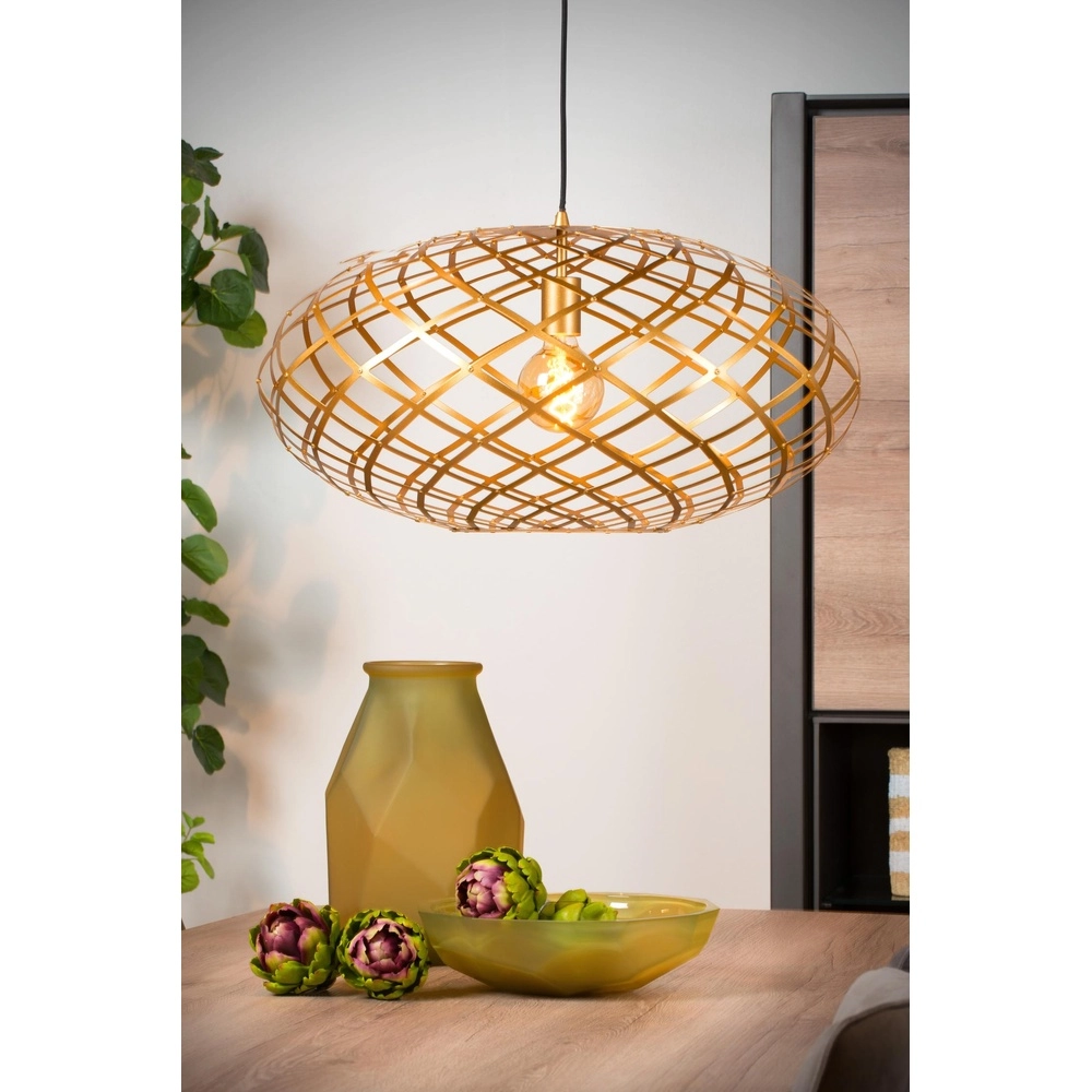 Lampe suspendue Wolfram Ø 65 cm d’or Lucide 5411212211132