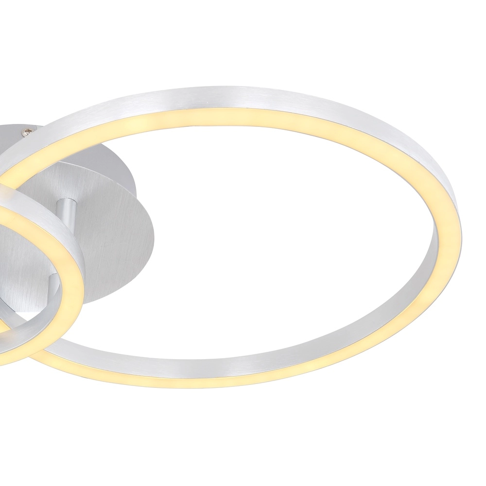 Lampe de plafond moderne Reggy Acier inoxydable Globo 9007371427307
