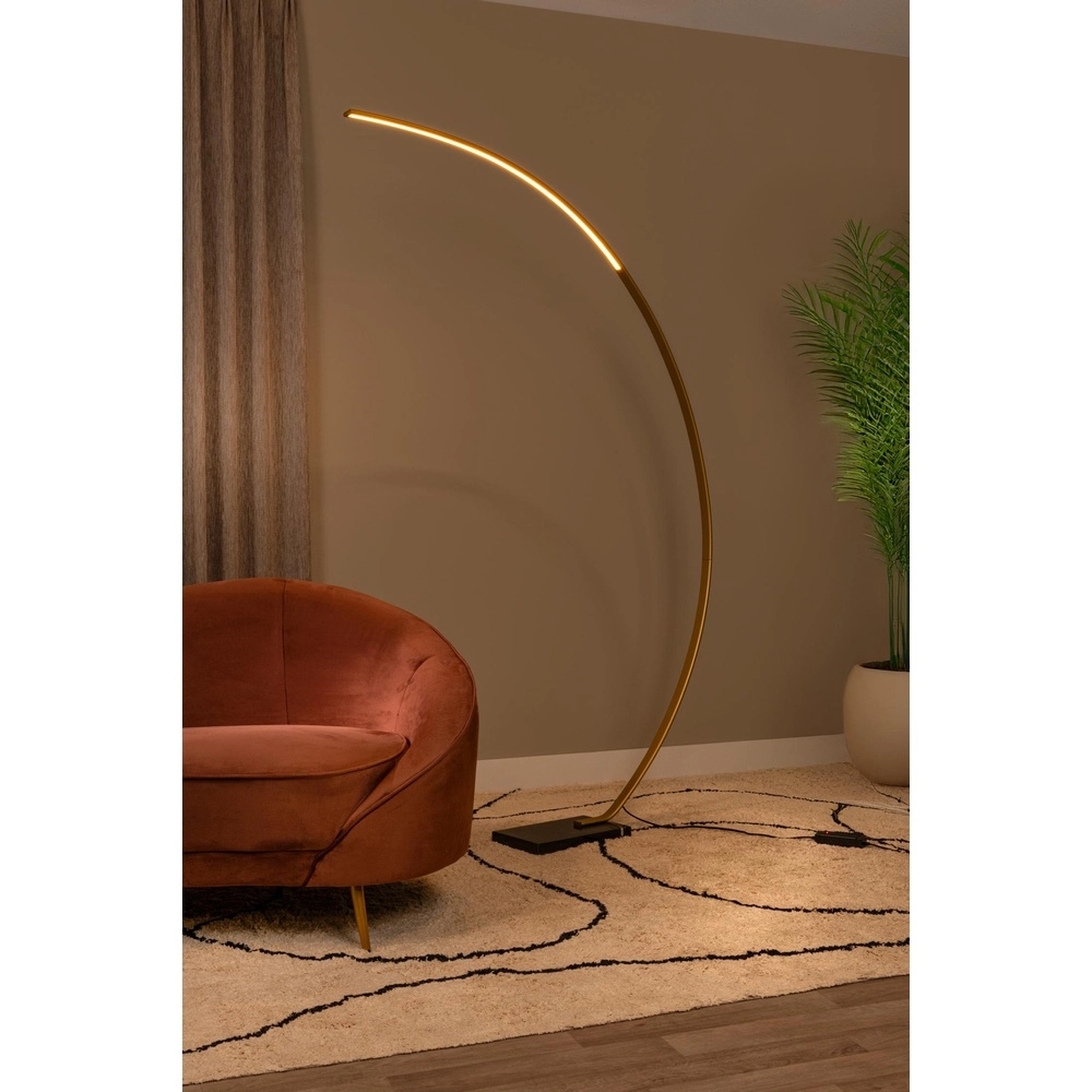 Lampe à arc de conception Curve Or Lucide 5411212441720