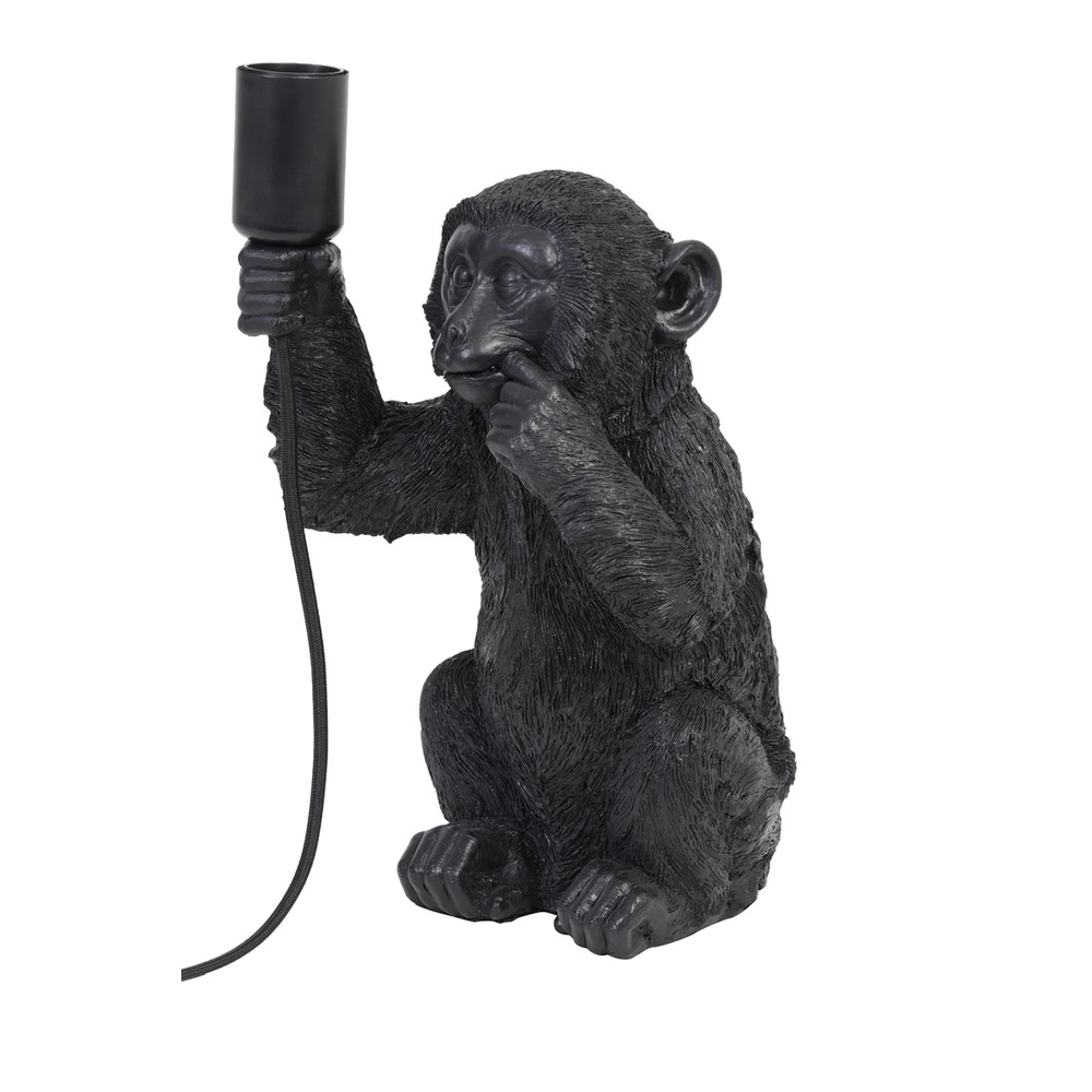 Singe lampe de table Monkey Noir Light & Living 8717807303495
