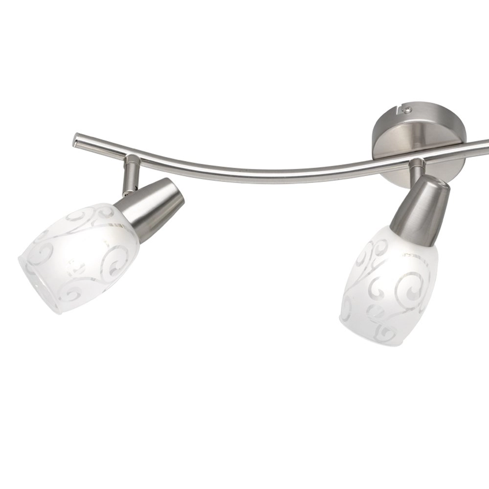 Lampe de plafond Colmar 3 lumières nickel mat Trio 4017807305173