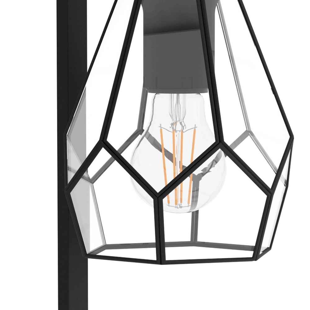 Lampe de table Mardyke noir avec verre Eglo 9002759436469