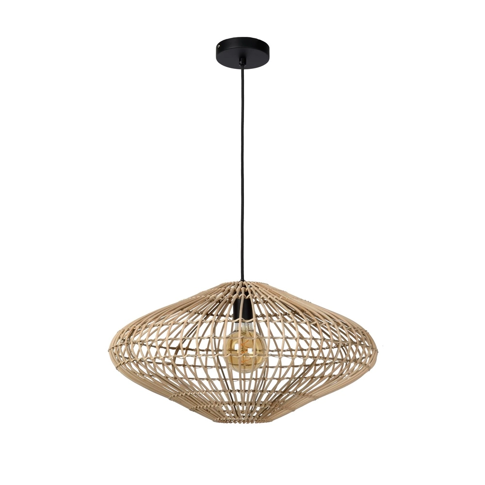 Lampe pendante en rotin Magali Ø 56cm