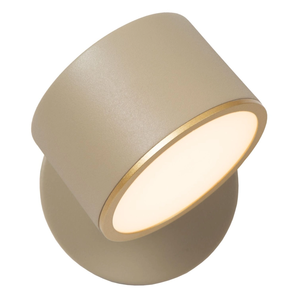 Lampe murale Gian brun sable Lucide 5411212442000