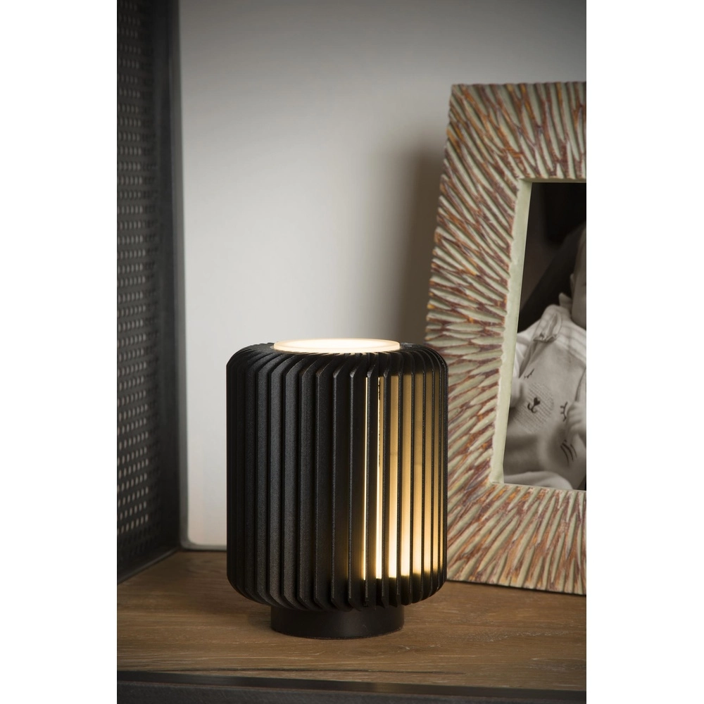 Lampe de table Turbin Noir Lucide 5411212262653