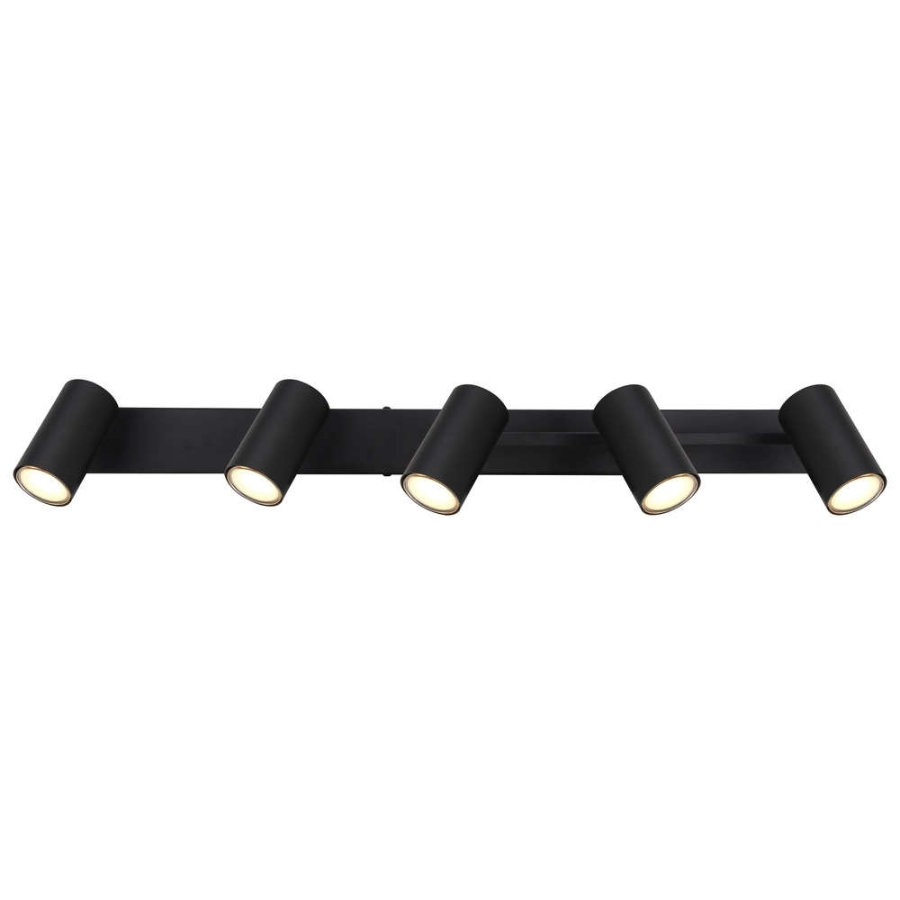 Lampe de plafond à 5 lumières Robby Noir Globo 9007371439577