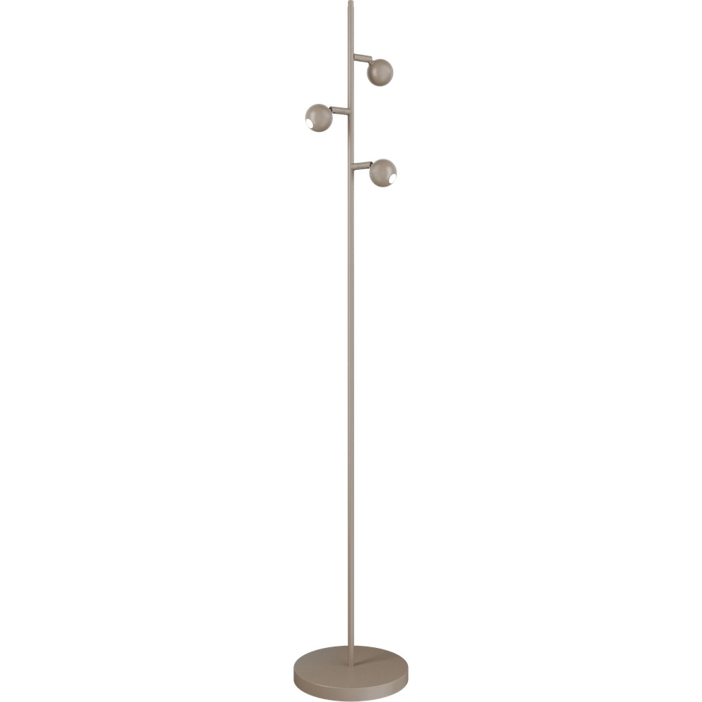 Lampe de pied à 3 lumières Talana Terra beige