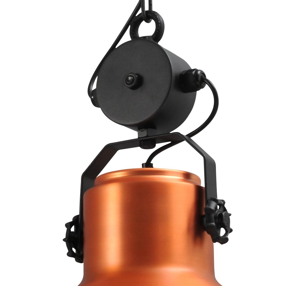 Lampe à suspension Industria 44 Bud 44cm cuivre rouge avec noir Masterlight 8718121232850