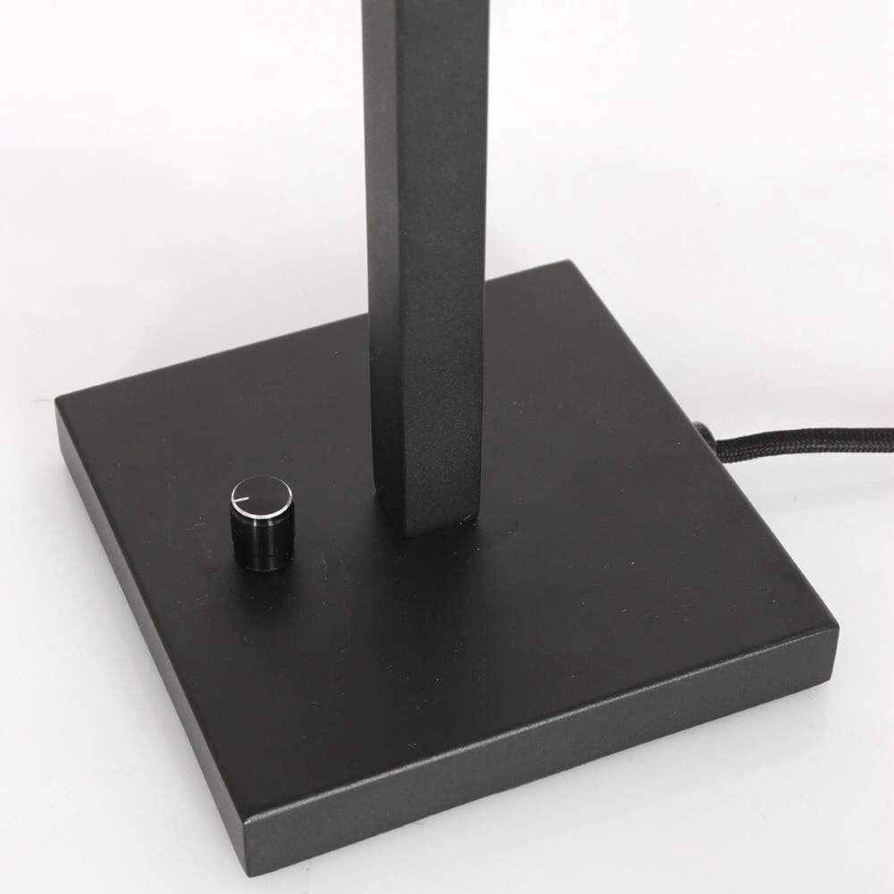 Lampe de table Stanger noir avec velours doré Steinhauer 8712746146349