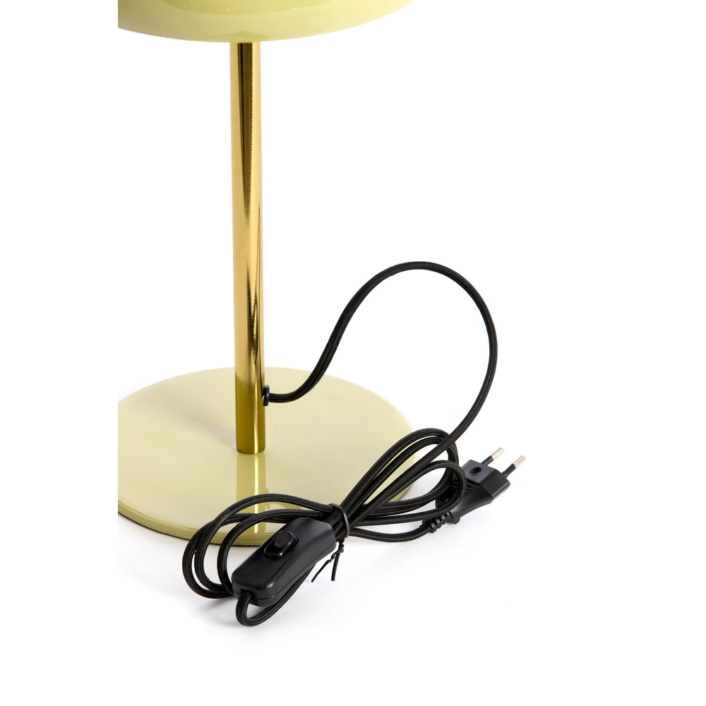 Lampe de table Surin Ø 23cm - vert clair brillant avec or Light & Living 8717807743468