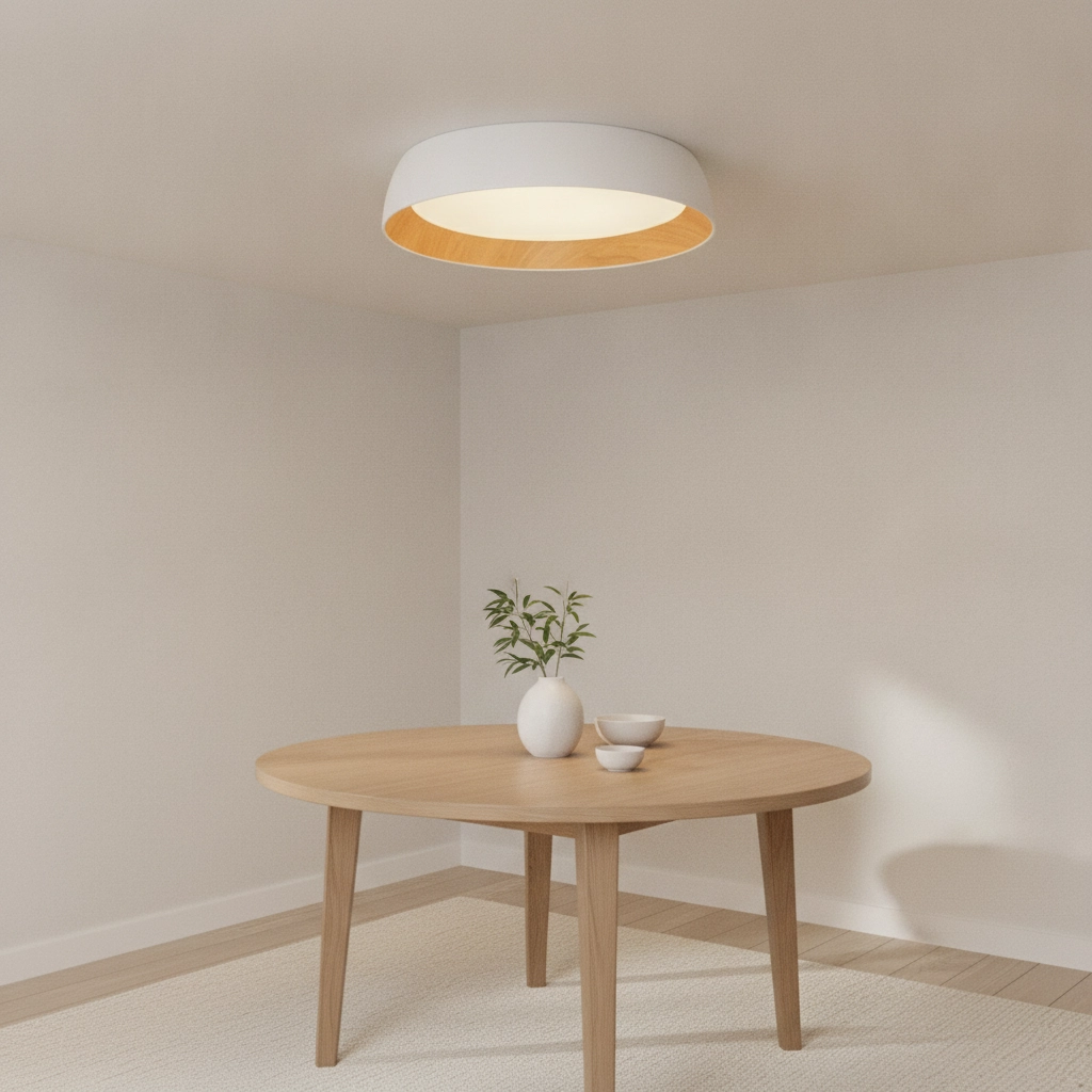 Plafonnier Sigi  Ø 60cm blanc