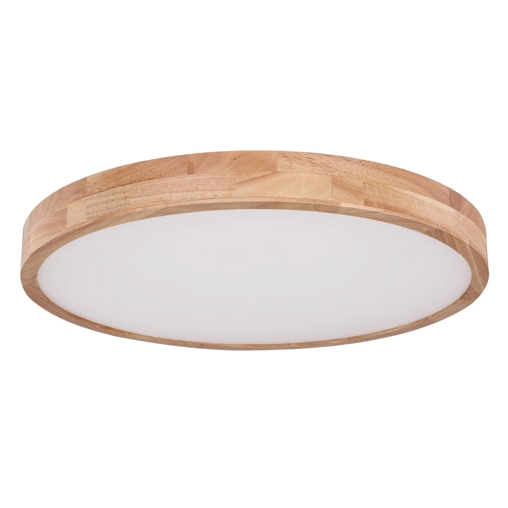 Éclairage de plafond en bois Rainer Scandinave Ø 60 cm Globo 9007371398270