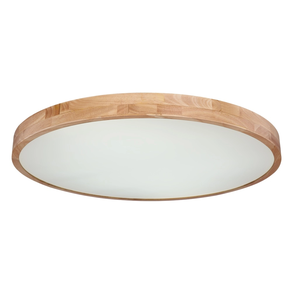 Éclairage de plafond en bois Rainer Scandinave Ø 80 cm Globo 9007371386284