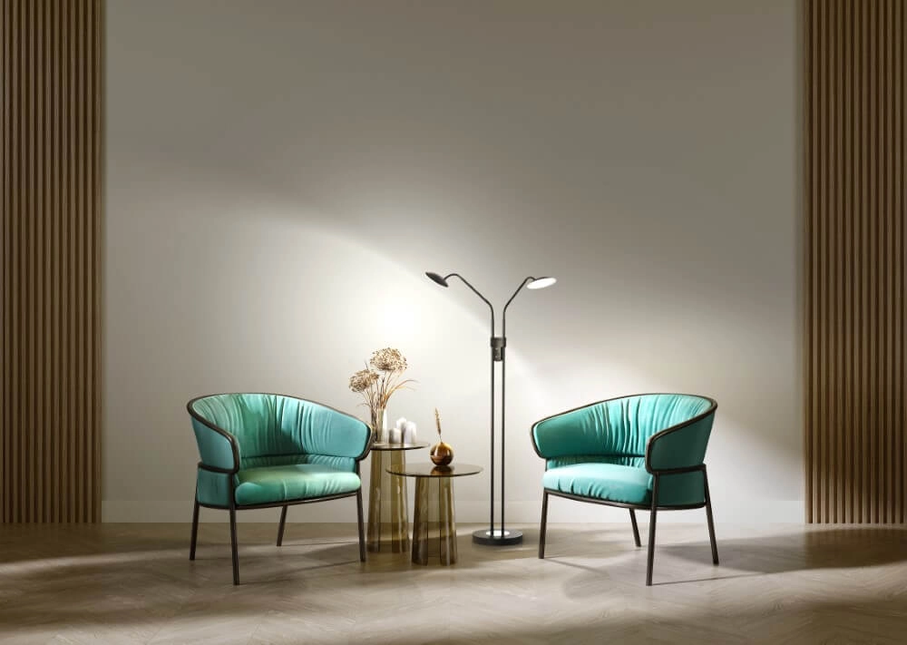 Lampe de lecture 2 lumières Tallri dimmable Fischer & Honsel 4003694404877