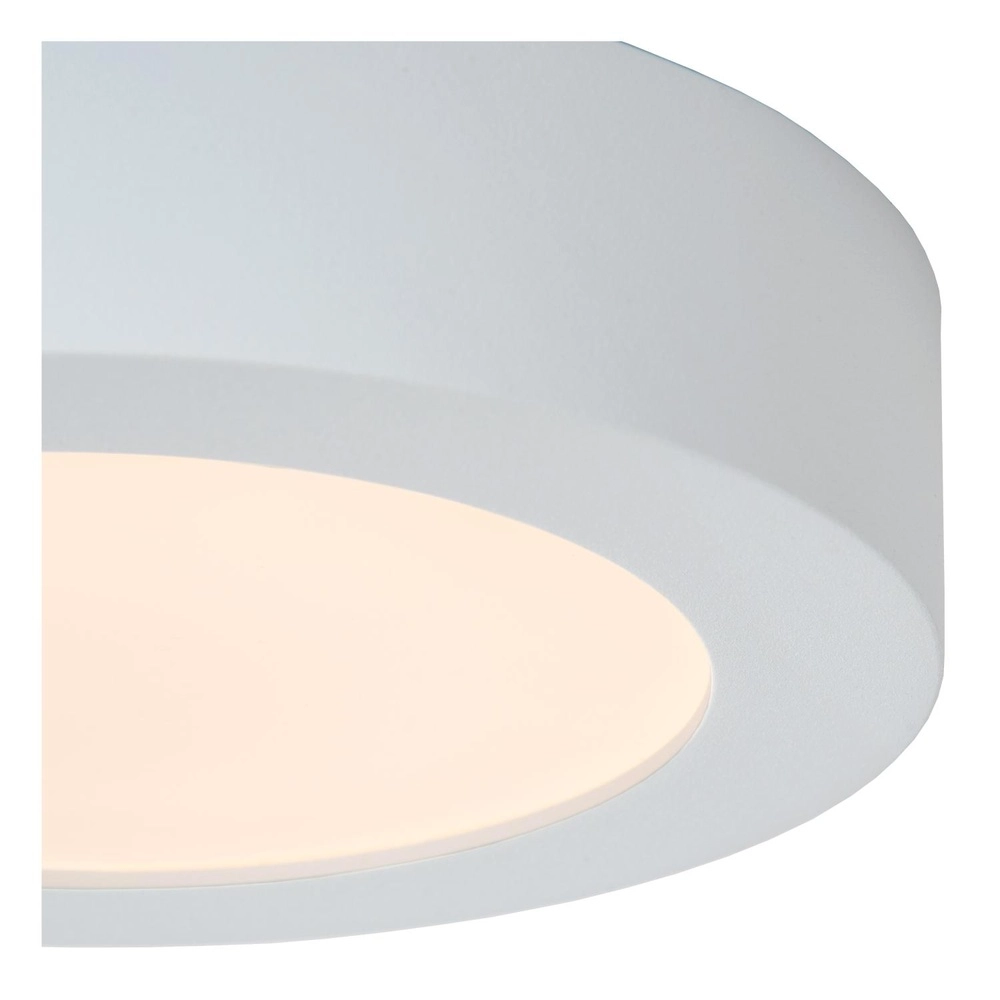 Éclairage de plafond Brice-Led Ø 18cm - IP44 blanc Lucide 5411212281296