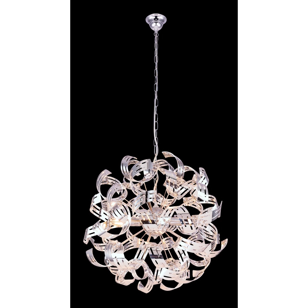 Lampe suspendue Falla Chrome Globo 9007371385263