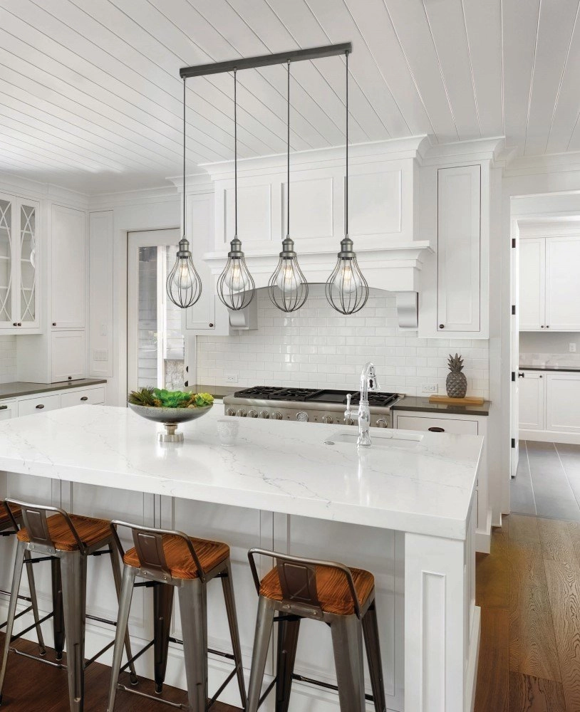 Lampe suspendue Balloon Cage 4 lumières Searchlight 5053423135069