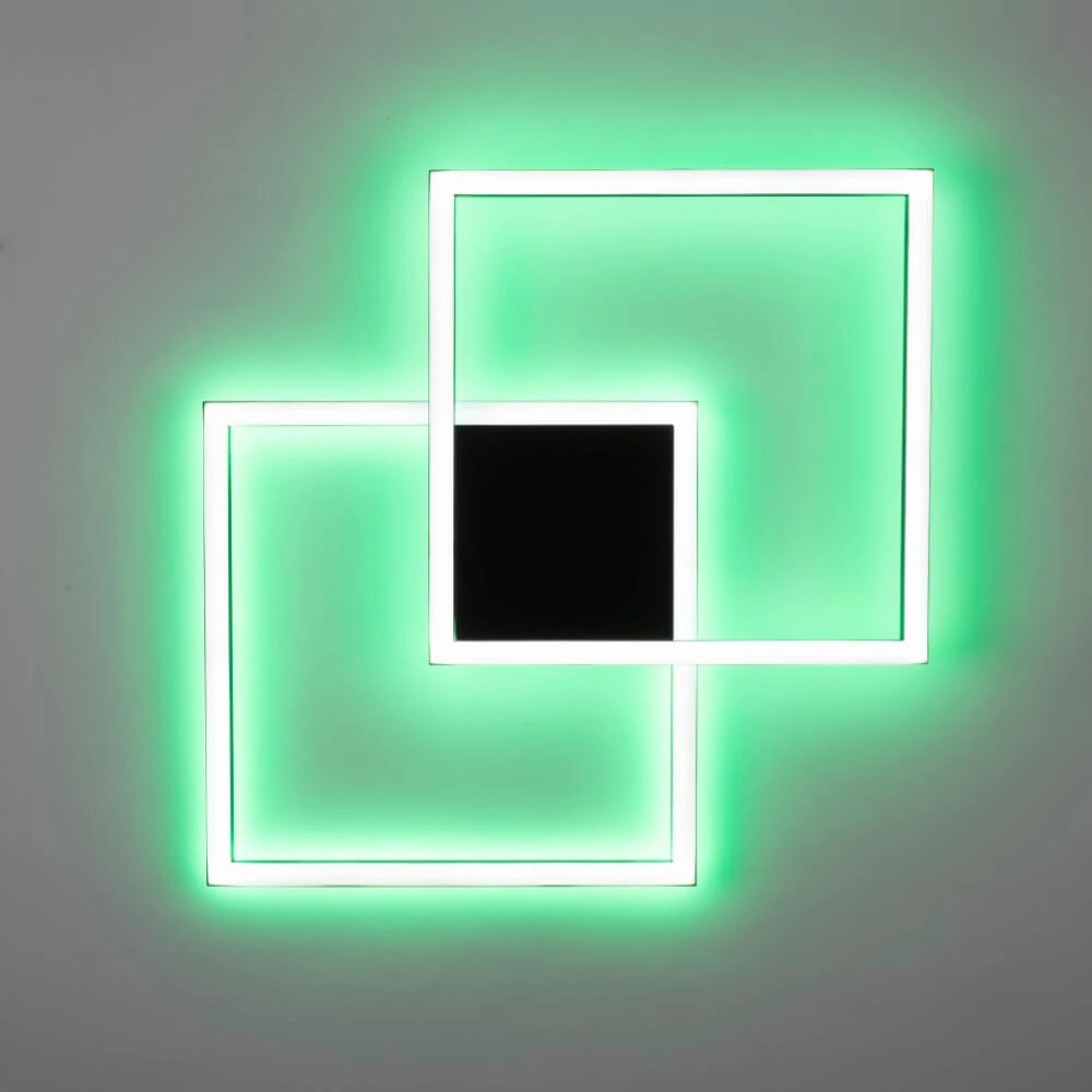 Plafonnier design Q-Marko carré Paul Neuhaus 4012248366622