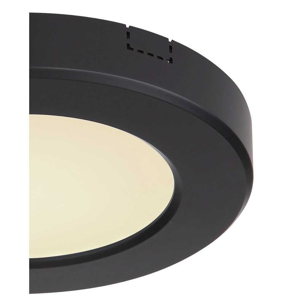 Conception de plafonds Lasse noir Ø 12,6cm Globo 9007371411023
