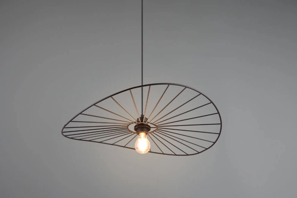 Lampe suspendue Chapeau noir Trio 4017807574081