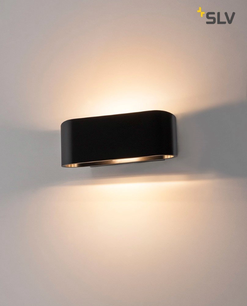 Applique murale Ossa R7S 18 cm noir SLV 4024163142199