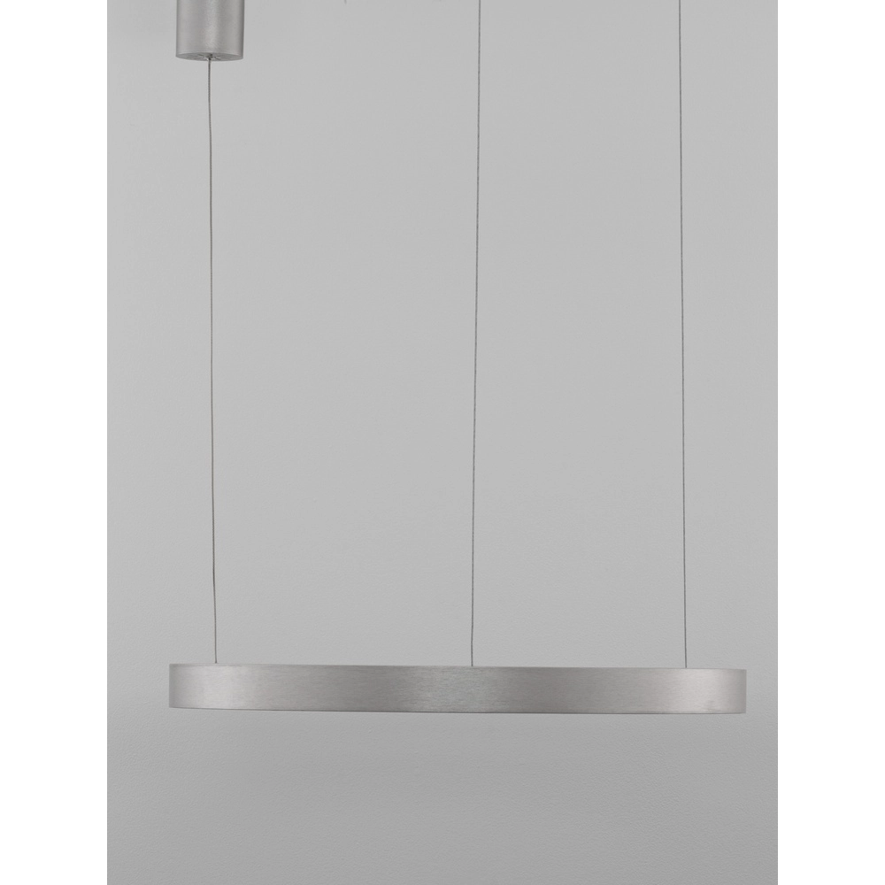 Suspension design Elowen gris argenté Ø 60cm Lyora 5212017439079