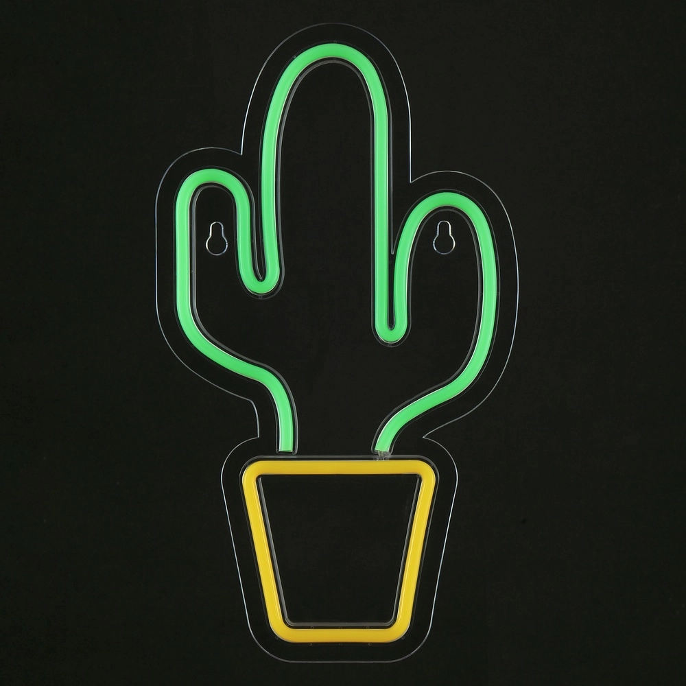 Lampe murale au néon Neon-Tales Cactus Brilliant 4004353477843