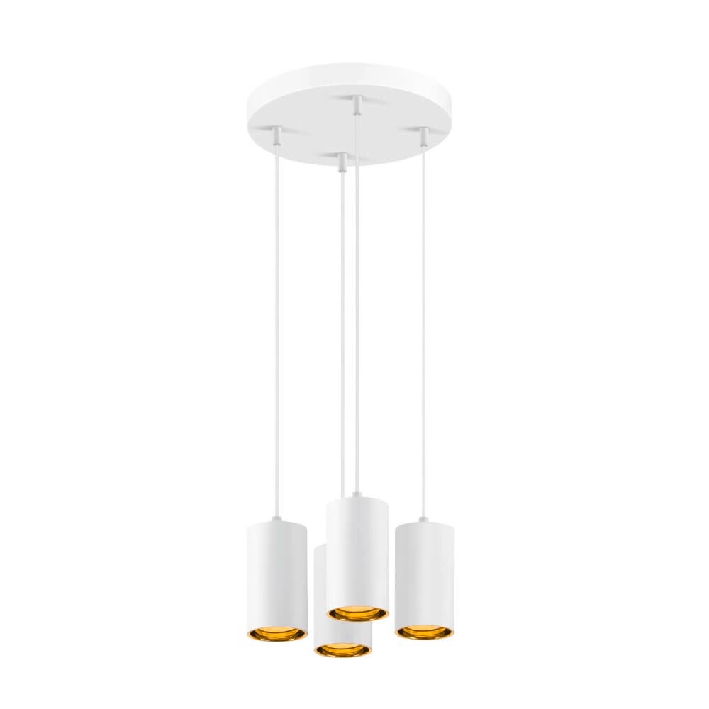 Lampe suspendue Asto Tube blanc 4x GU10 SLV 4024163266024