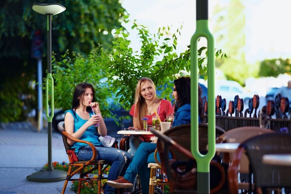 Lampe solaire Poppy debout Lutec 6939412079608