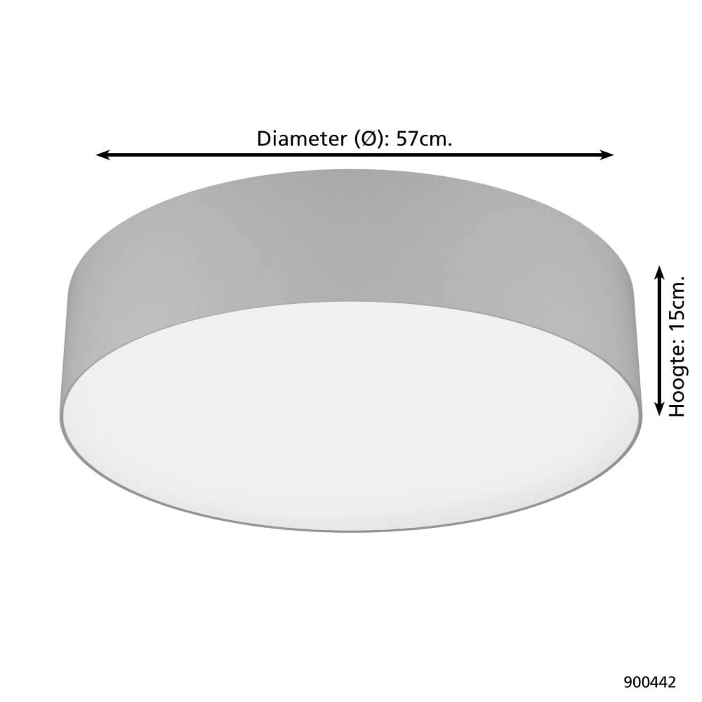 Plafonnier Zigbee Romao-Z gris Eglo 9008606243938