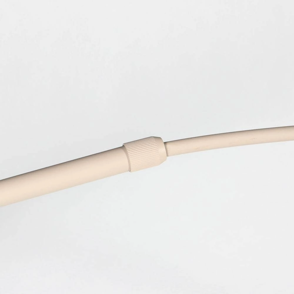 Lampe à arc Sparkled Light crème avec abat-jour blanc Ø 50cm Steinhauer 8712746179965