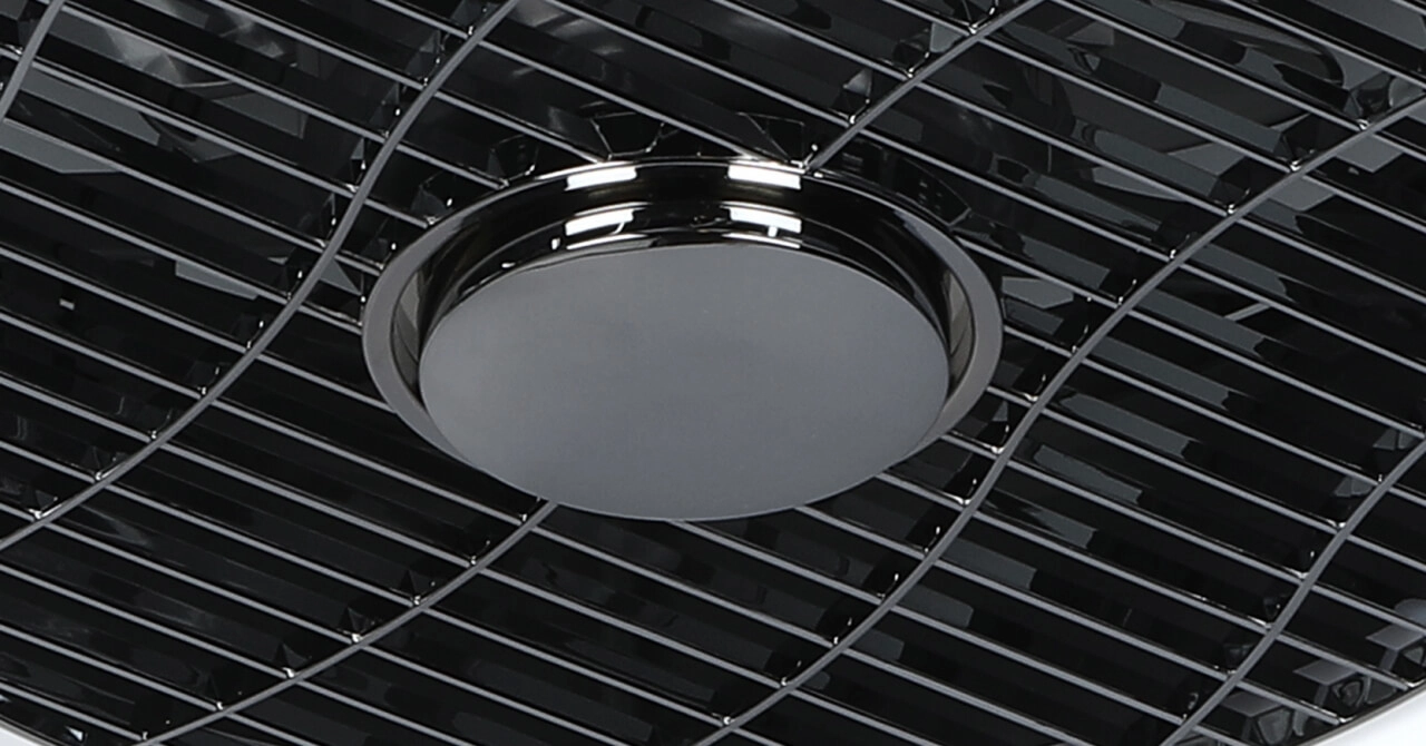 Lampe de ventilateur de plafond The Fan 40 cm - 2700-4000K blanc avec noir ETH 8720195300564