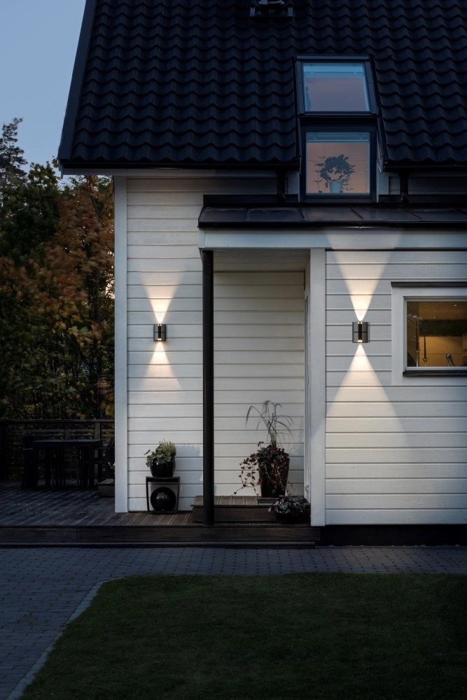 LED lampe d'extérieur Vidar Haut Bas KonstSmide 7318304257536