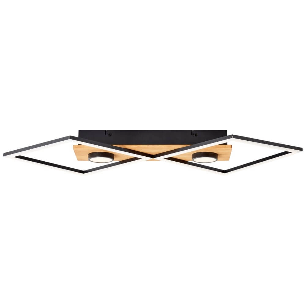 Plafonnier LED en bois Woodbridge M Plafonnier LED en bois Woodbridge M