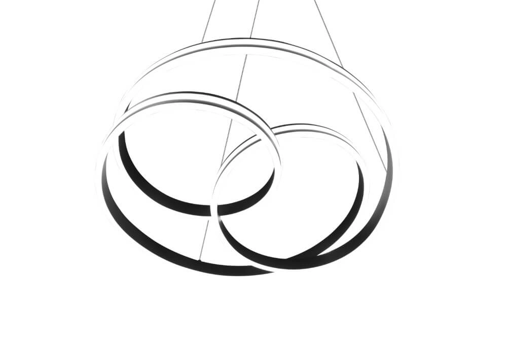 Lampe suspendue Nuria 60 cm noir Trio 4017807505214