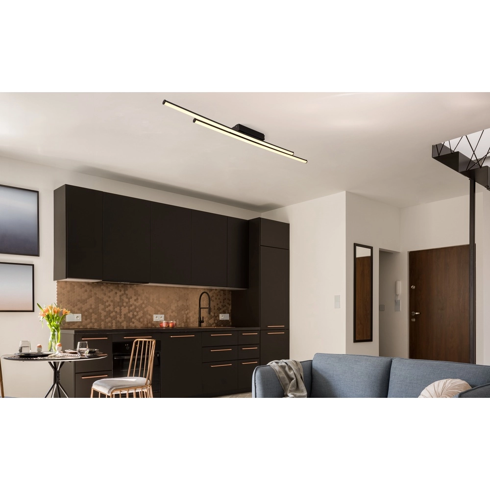 Lampe de plafond moderne Kirina 110 cm noir Globo 9007371518234