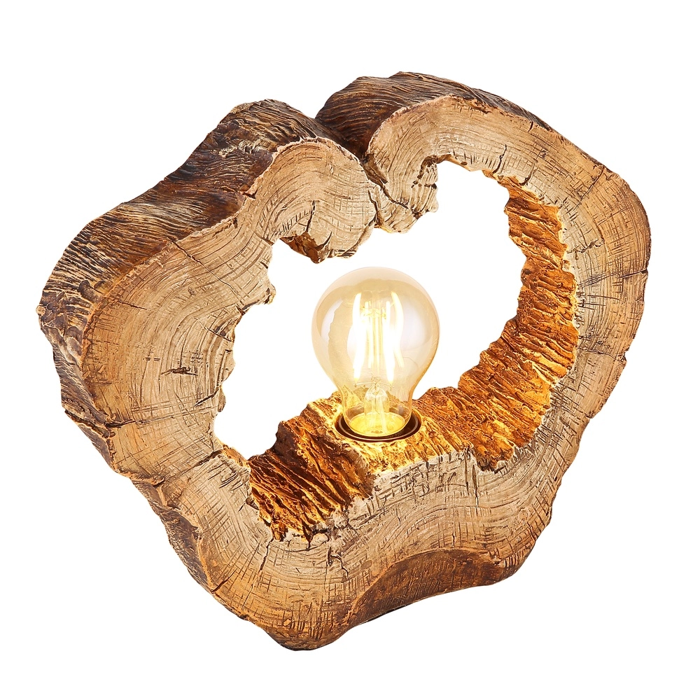 Lampe de table unique Vinzenz bois