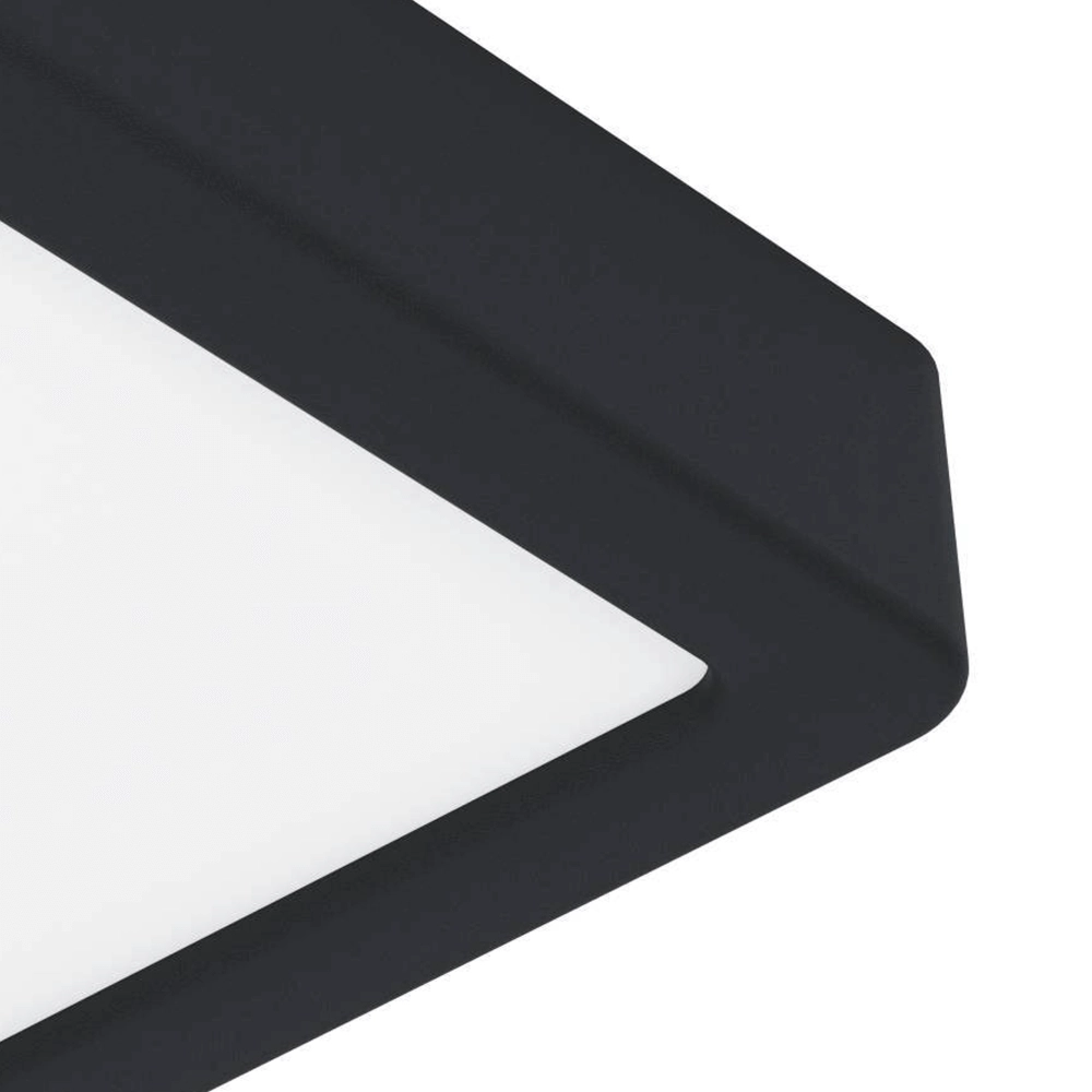 Plafonnier noir Fueva 5 16 par 16 cm Eglo 9008606244867