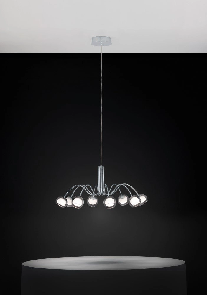 Lampe suspendue 8 lumières Malagon chrome Stars of Light 9002759391492