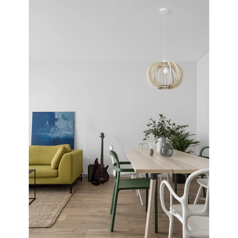 Suspension en bois Ottoline lumière Ø 40cm Lyora 5212017436191