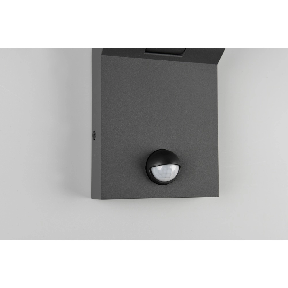Applique murale élégante Adour anthracite avec capteur Trio 4017807603408
