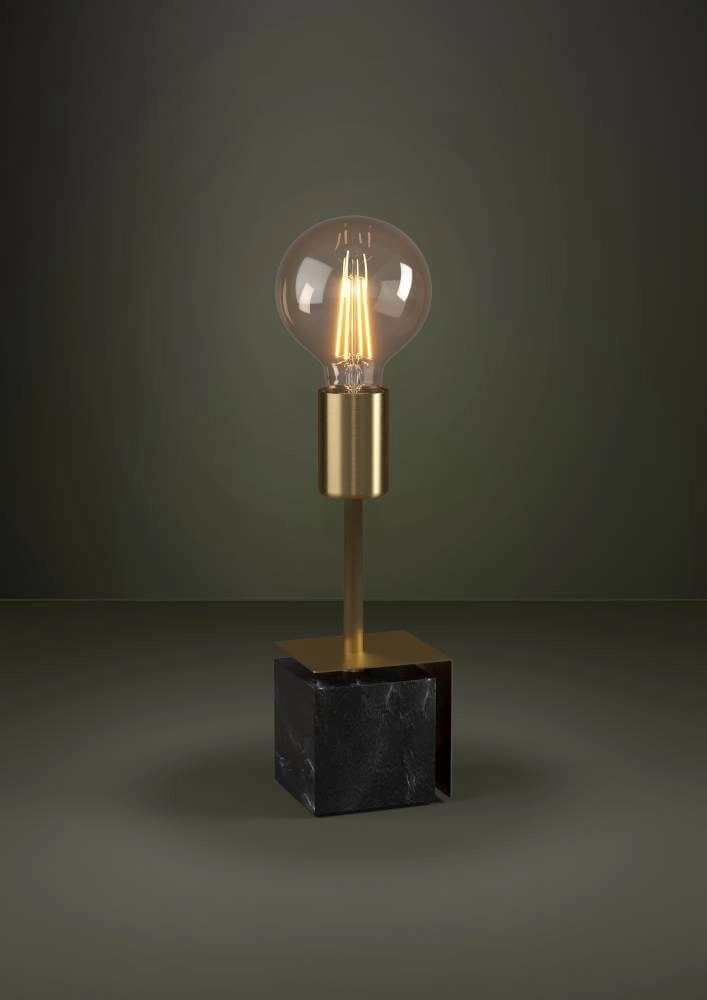 Lampe de table dorée Carmita avec socle en marbre Stars of Light 9008606240470