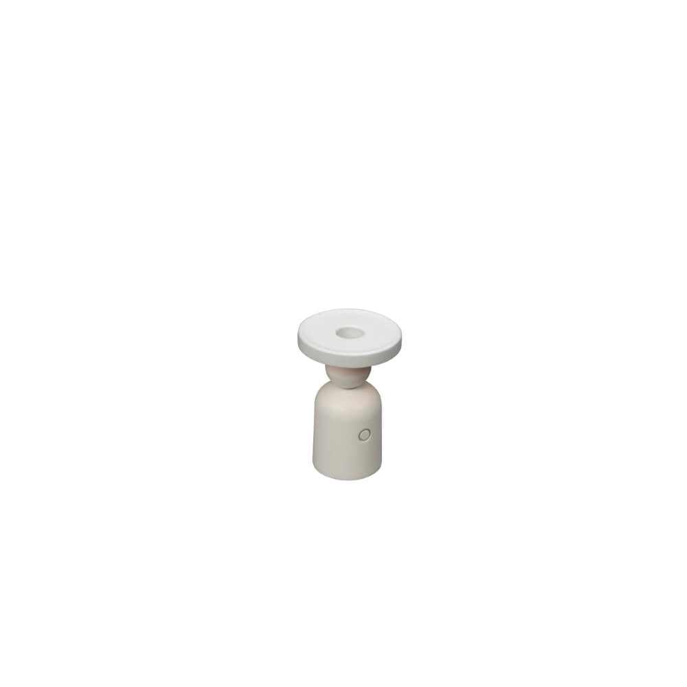 Lampe de table rechargeable Nantes Blanc pour bougeoir Lampe de table rechargeable Nantes Blanc pour bougeoir
