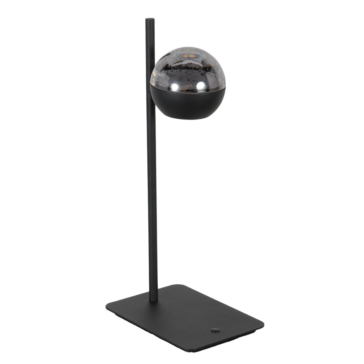 Lampe de bureau à LED Belluno noir avec verre - ajustable Steinhauer 8712746183962