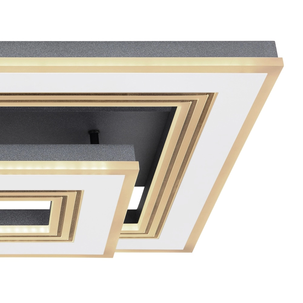 Lampe de plafond à design Jack blanc avec noir Globo 9007371419630