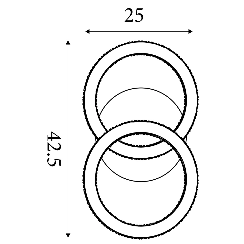 Plafonnier Specs champagne Searchlight 5053423300962